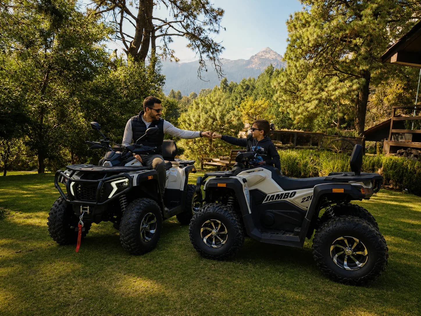 Cuatrimotos en el Ajusco